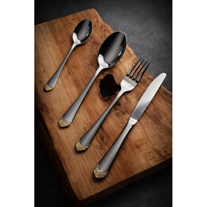 Набір столових приборів Hoffner, глянцеві, 72 предмети