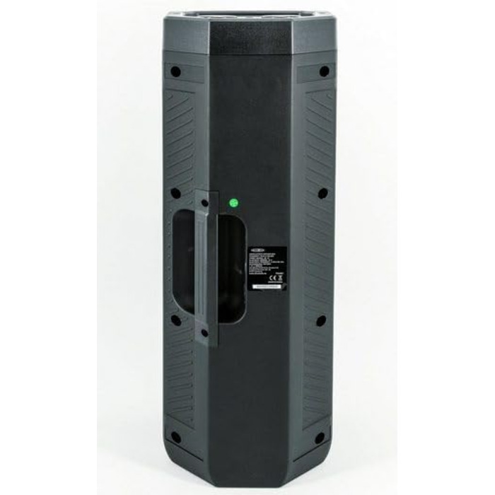 Портативна Bluetooth-колонка Reflexion PS09BT - 500W, Караоке, DJ, LED-підсвітка, Радіо, Мікрофон, Чорний