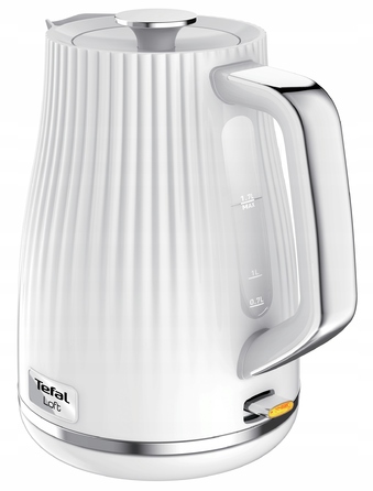 Електричний чайник TEFAL Loft 2400 Вт, білий KO250130
