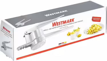 Westmark Spätzle/Potato Press, With Round Perforation, Die-Cast Aluminum, Length: 41 cm, Spätzle Press, Silver, 61102260