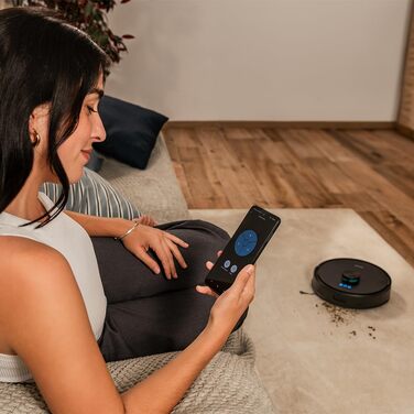 Робот-пилосос та робот-мийник Cecotec Conga Y50 X-Treme з автопорожненням. Лазерна навігація, потужність всмоктування 5000Pa, база з баком 3л, мультифункціональна щітка, керування через додаток