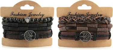 Браслети HZMAN з натуральної шкіри 