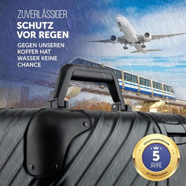 Чемодан ручної поклажі 55x40x20 з алюмінієвим каркасом | Валіза на колесах - Міцний тріумф з кріпленням для ноутбука [ВОДОНЕПРОНИКНИЙ] з захистом кутів (Ручна поклажа 20 дюймів) | Набір (29 дюймів & 20 дюймів)
