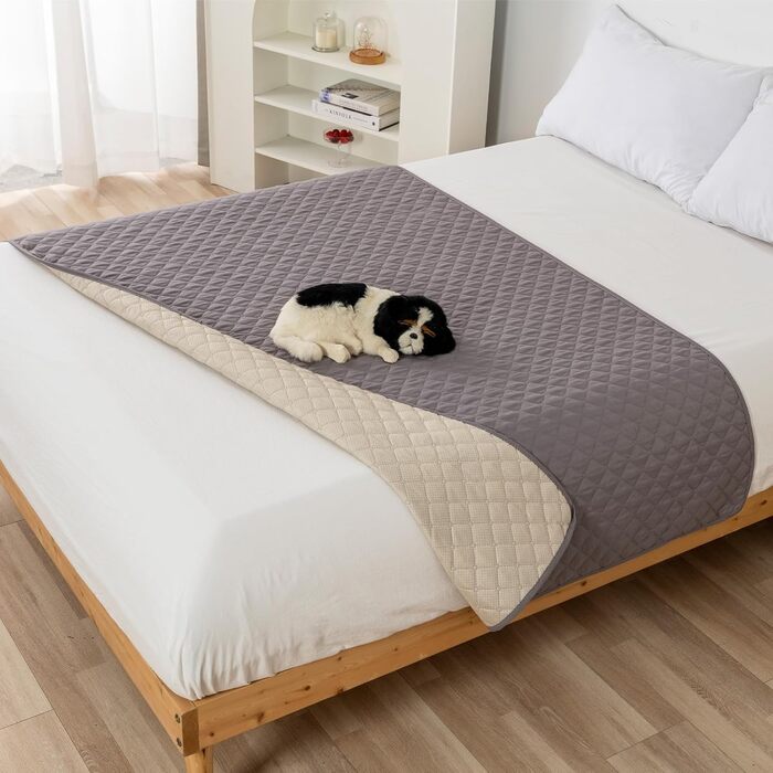 Водонепроникний килимок для собак PETCUTE 75x180 см (170x210 см), рожевий, захист дивану, антиковзаюча підстилка для собак