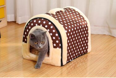 Кінець-будиночок для собак маленьких порід, затишна кімната для домашнього улюбленця, тепла та м'яка, підходить для зими, кімната для кота та собаки