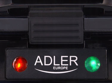 Вафельниця ADLER AD3036, 1500 Вт, сріблястий/сірий