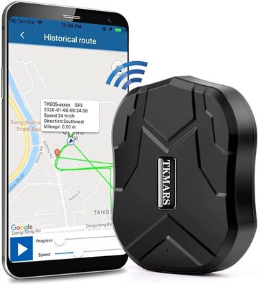GPS-трекер TKMARS TK905 для авто, магнітний, водонепроникний, без абонплати, 90 днів автономної роботи, 5000 мА·год, з безкоштовним додатком