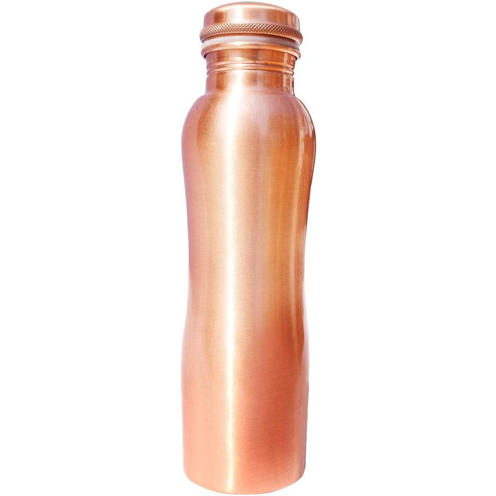 Copper water bottle with diamond cut design, leak-proof, Ayurvedic drinking vessel, copper vessel for sports, gym, outdoors, yoga (Design 3)