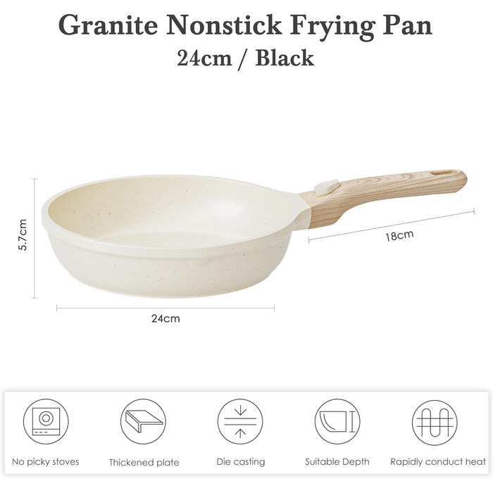 Сковорода RIOVARM 30 см з нержавіючої сталі з антипригарним покриттям для індукційних плит. Сковорода-вок з ручкою з нержавіючої сталі. Підходить для всіх типів плит, можна мити в посудомийній машині та використовувати в духовці. Ідеальна для приготування