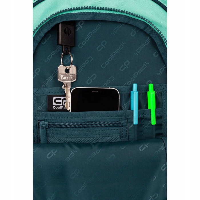 Багатовідсінковий шкільний рюкзак CoolPack, синій, багатоколірний, 29 л