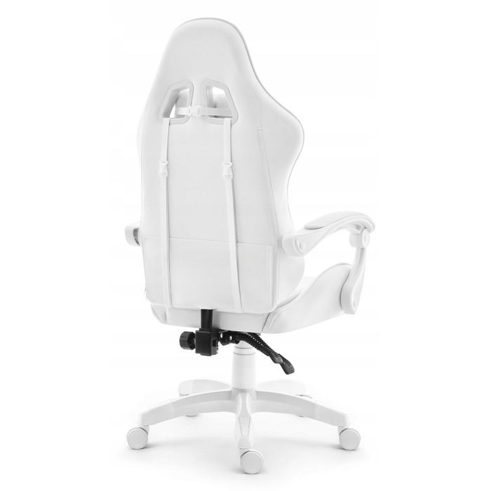 Ігрове крісло Hell's Chair HC-1000 White, біле, штучна шкіра
