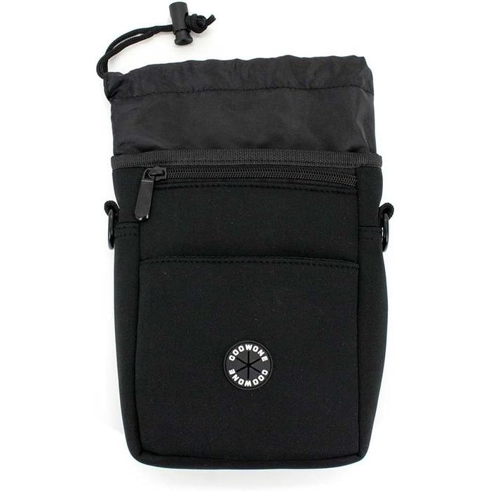 Сумка для ласощів для собак COOWONE Leckerlibeutel, з тримачем для пакетів, поясна сумка для прогулянок, тренувань, білих леопардах 2.0 (чорний 2.0)