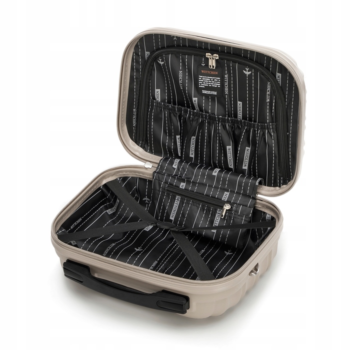 Косметичка Wittchen Groove Line 56-3A-314-86, бежева