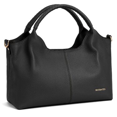 Сумка жіноча BOSTANTEN шкіряна шопер Hobo з ручкою та регульованим ременем, коричнева