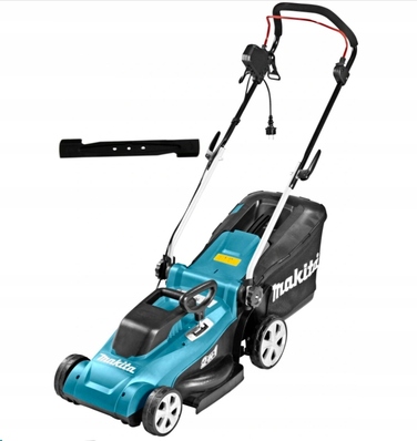 Електрична газонокосарка Makita ELM3720, 1400 Вт, 37 см