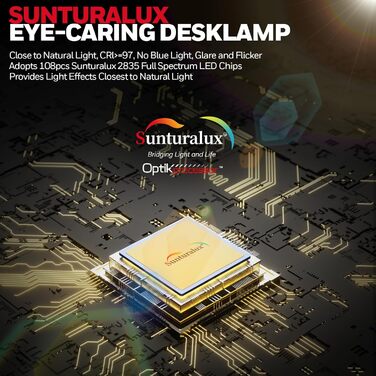 Лампа настільна Honeywell LED з USB-портами, регульоване освітлення, захист очей, Sunturalux™, сіра