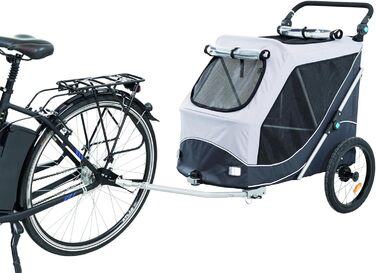 Тріксі - велосипедний причіп для собак (складний) - L