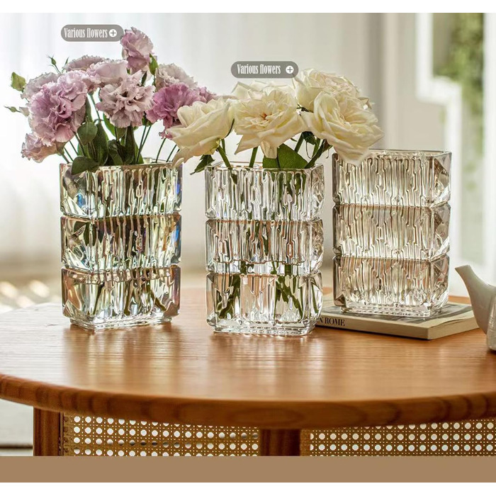 Скляна ваза для квітів, декор, ваза-райдуга, для тюльпанів, сучасна ваза для квітів, декор для балкона, підвіконня, журнального столика, подарунок на новосілля (сіра)