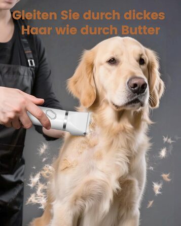 Набір 4 в 1 для стрижки собак: стрижка, триммінг, шліфування кігтів. Підходить для собак та котів. Безшумна модель для грумінгу.