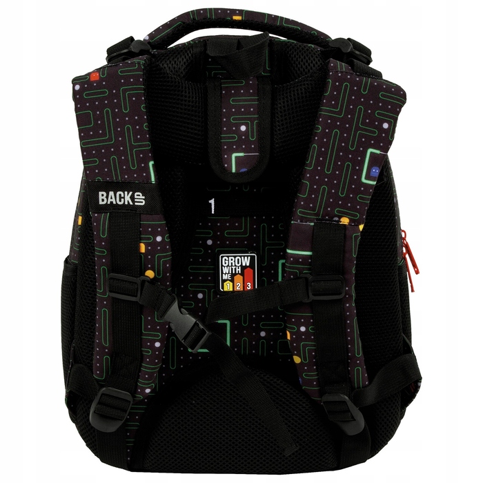 Багатовідсінковий шкільний рюкзак Back Up, чорний, 24 л