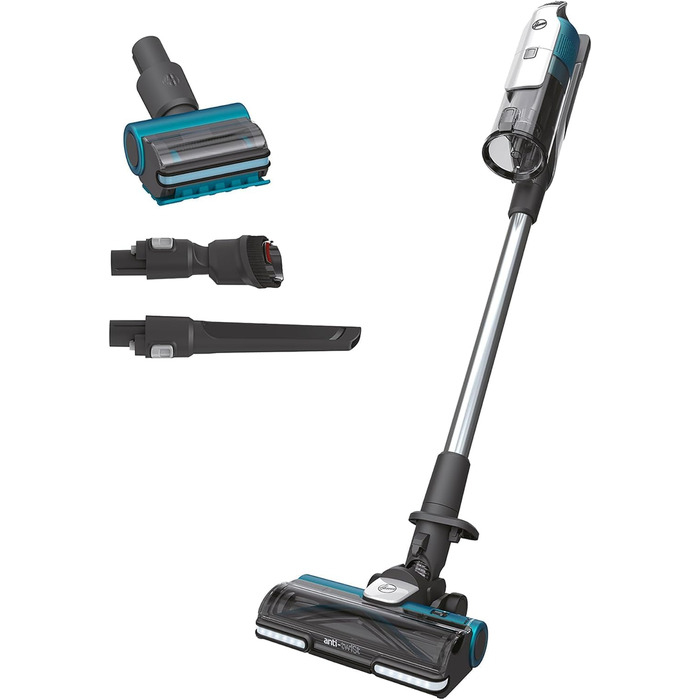 Бездротовий акумуляторний пилосос Hoover HF9 I Без мішка, LED-підсвітка, Anti-Twist насадка, для всіх поверхонь (для тварин)