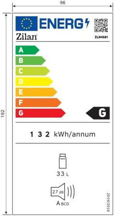 Виставковий винний холодильник Zilan на 12 пляшок, 33 літри, LED, тихий, міні-винний кліматичний шкаф з дверцятами зі скла