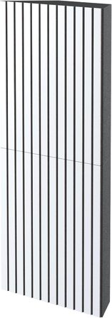 Набір акустичних кутових бас-пасток SLATO (4 шт), 50x50x10 см, білі — панелі для звукоізоляції, поглинання та дифузії звуку в студії звукозапису