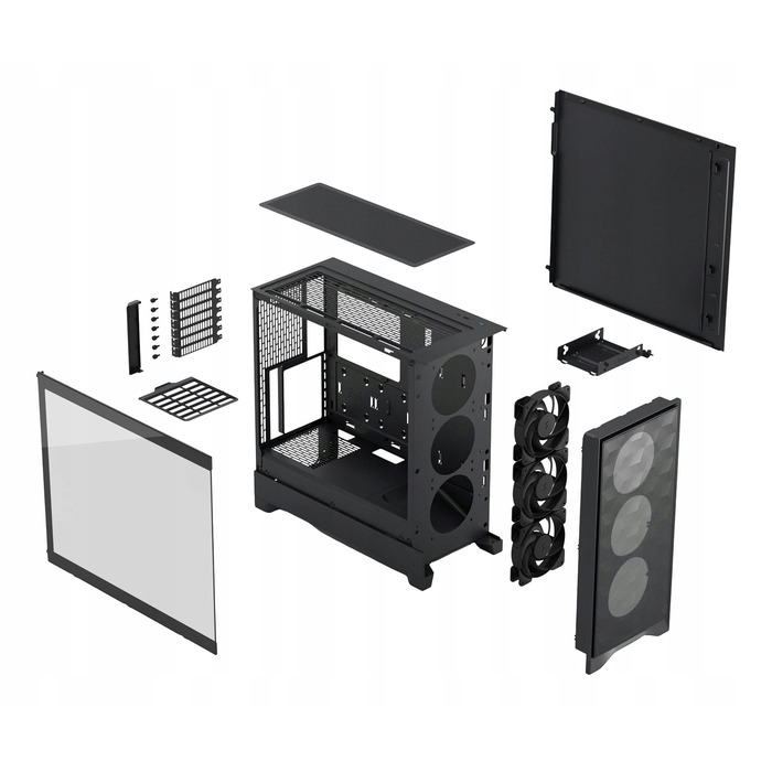 Корпус Fractal Design Pop Air 2 TG Midi Tower, чорний