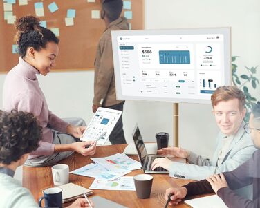 Підставка для телевізора FITUEYES: мобільна, поворотна, для офісу, спальні, вітальні, 24-48 дюймів