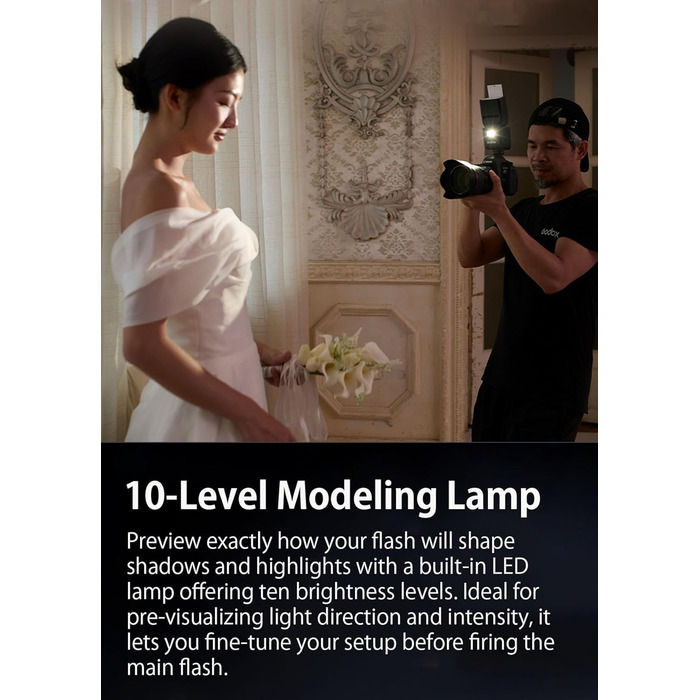 Спалах Godox V480C Touchscreen для Canon: TTL, HSS 1/8000s, GN50