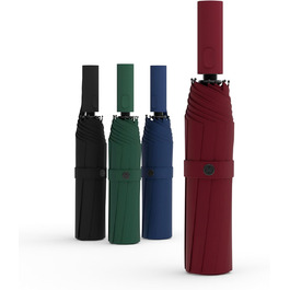 Sapor Design Premium Umbrella with Lotus Effect | Stormproof, windproof, open/close automatic | Elegant & stylish umbrella | Stylish compact umbrella (Umbrella) | ICONIC Red - Iconic