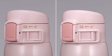 Zojirushi Stainless Steel Thermobecher - Insulated Flask, Leak-Proof, 355ml - Blue & Pearl Pink