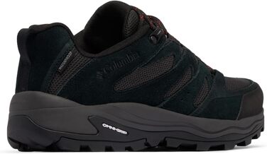 Чоловічі трекінгові черевики Columbia Redmond Iv Low Waterproof Mid Rise, чорний/червоний