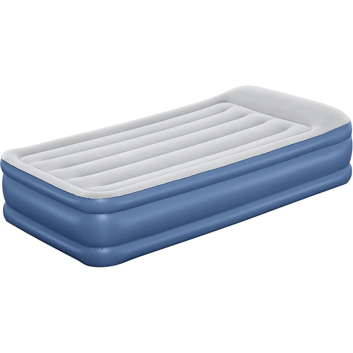 Надувний матрац Bestway TriTech Vento XL з електронасосом 191x97x46 см, синій