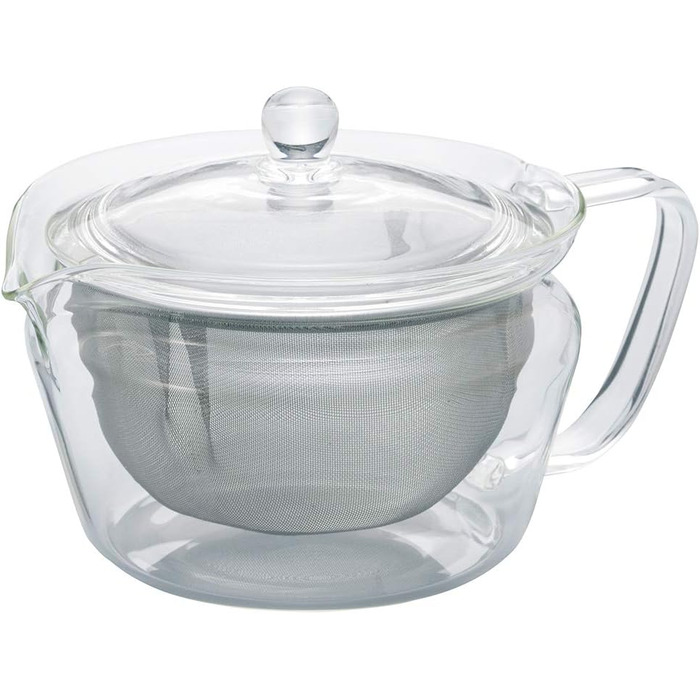 Заварник Hario ChaCha Kyusu Zen 300/450 мл, скляний чайник