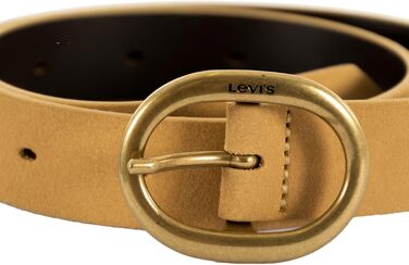Пояс жіночий Levi's High-Low, колір бежевий (Bisque), 1 шт.