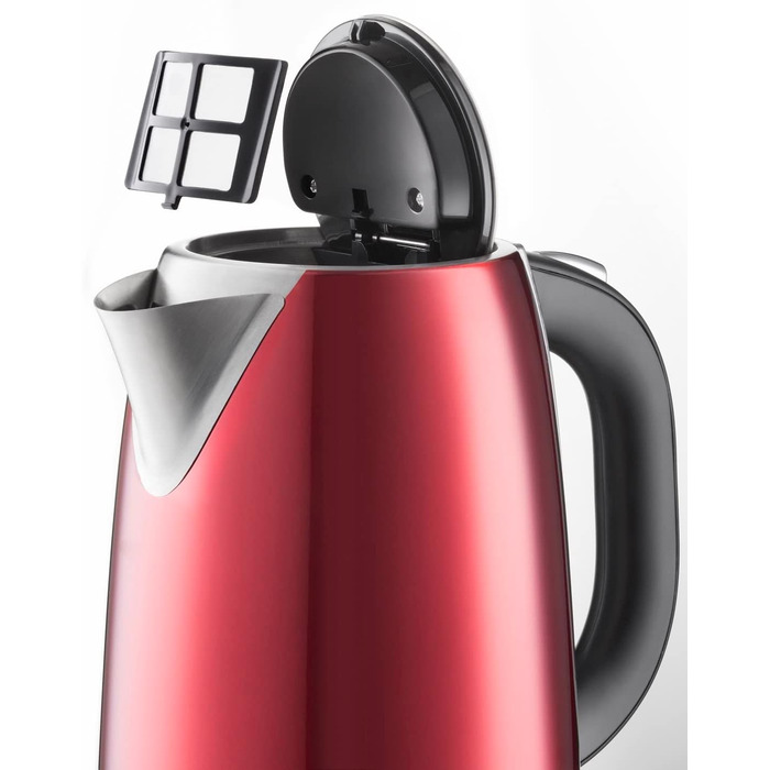 Електричний чайник Grundig WK 8340 з нержавіючої сталі, 1.7 л, прихований нагрівальний елемент, індикатор рівня води, колір Rose Gold