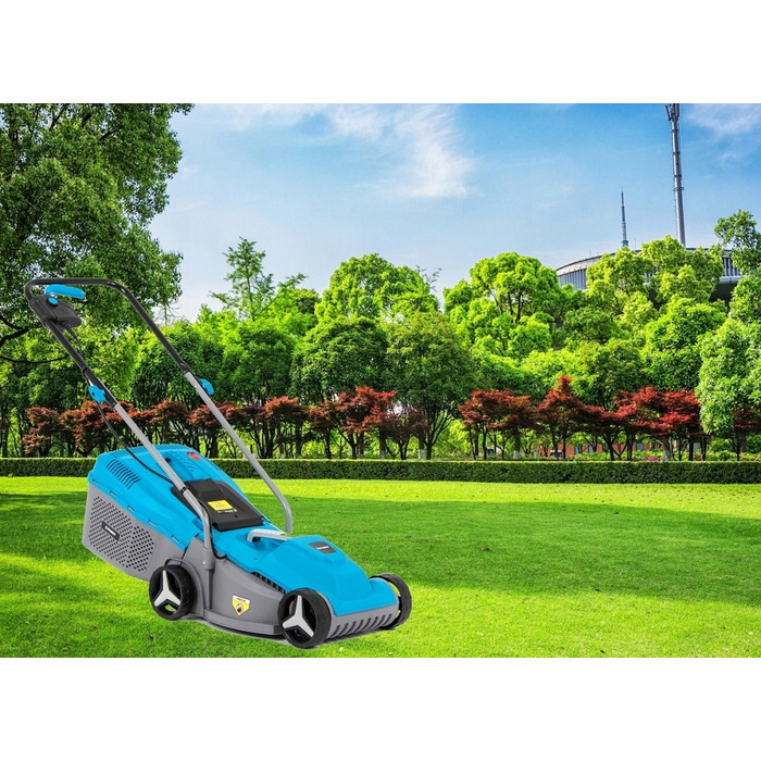 Електрична газонокосарка Handy YK1002, 1000 Вт, ширина зрізу 31 см, травозбірник 25 л