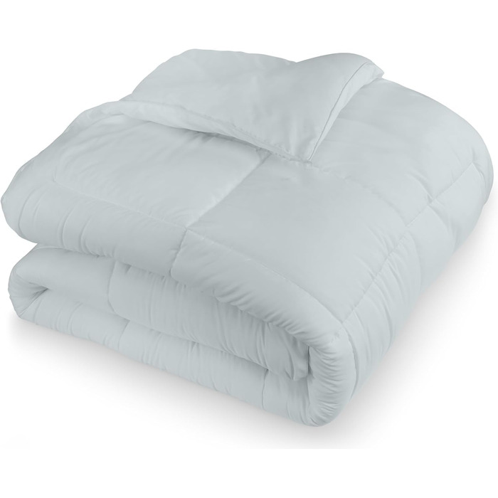 Покривало постільне Utopia Bedding, мікрофібра, білий (світло-сірий), 220 x 240 см