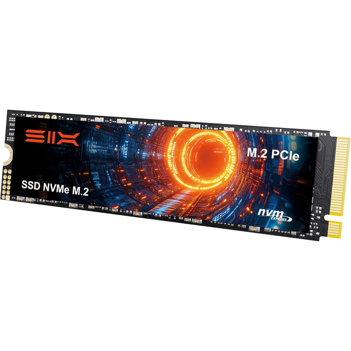 SSD NVMe M.2 PCIe 4.0 2TB X7400 з радіатором - для ігор, PS5, ноутбук, ПК