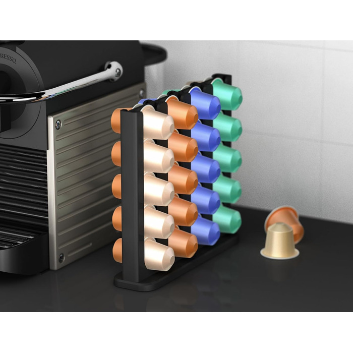 Тримач для капсул Nespresso NewGround Designs (40 капсул) - органайзер, стійка, настінний