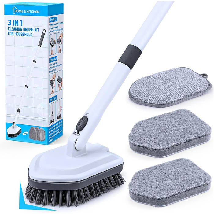 Bathroom Cleaning Brush with 52