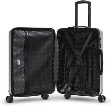 Набір валіз REDOLZ 3 шт. S/M/L | ABS, TSA-замок, 4 колеса | Срібний колір