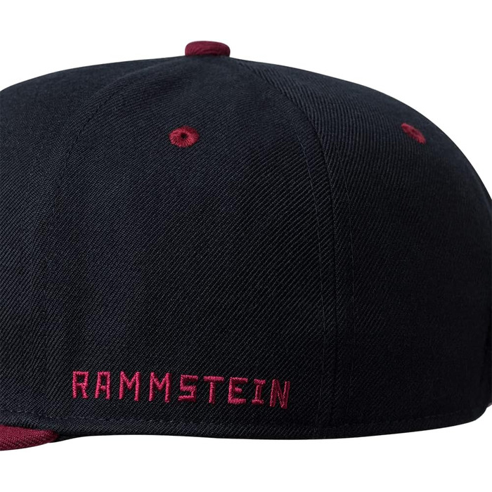 Кепка Rammstein Snapback з логотипом, чорна, офіційний мерч гурту