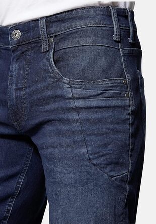 Джинси чоловічі HERO by John Medoox Baxter Relaxed Fit, Dark Blue, 32W/32L