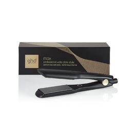 Випрямляч для волосся ghd max - професійний, чорний, для довгого, густого та кучерявого волосся