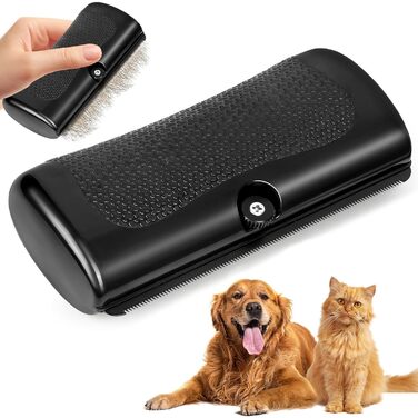 Щітка для вичісування шерсті собак та котів Fur Wonder Brush, Comfort Grip, для видалення шерсті та догляду за кігтями, 1 шт.