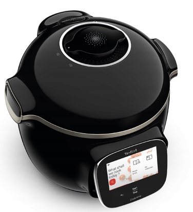 Мультиварка-скороварка Tefal Cook4me Touch CY912, 6 л, Wi-Fi, 13 функцій, чорна