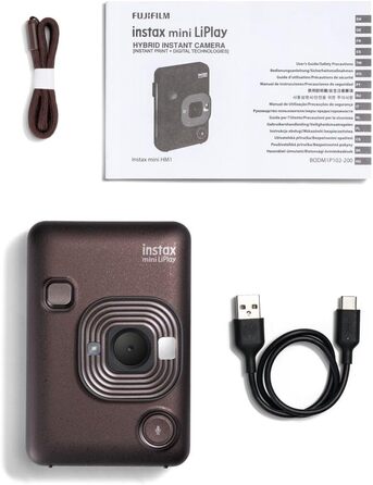 INSTAX Mini LiPlay 2: Гібридна цифрова камера (Deep Bronze)