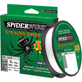 Плетена волосінь Spiderwire Stealth Smooth 12, 0,15 мм, 150 м, прозора